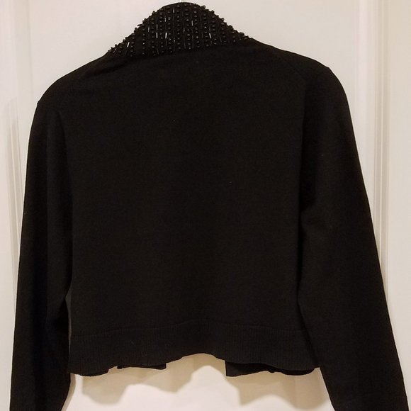 Calvin Klein Cropped Open-Front Cardigan - Picture 3 of 3